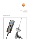 testo 340 · Analisador de Gases de Combustão Manual de Instruções