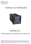 MANUAL DE INSTRUÇÕES AOB508-G21