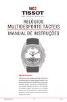 relógios multidesporto tácteis manual de instruções