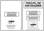 MANUAL DE INSTRUÇÕES