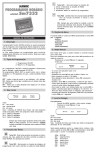 1. Descrição MANUAL DE INSTRUÇÕES 4. Funções das Teclas 5