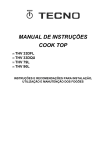 Manual cookTop TECNO Vitrogas