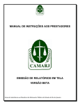 MANUAL DE INSTRUÇÕES AOS PRESTADORES