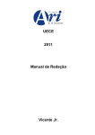 UECE 2011 Manual de Redação Vicente Jr.