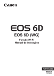 Manual de instruções da EOS 6D – Wi-Fi