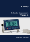 Manual Técnico Indicador de pesagem WT3000-iR