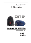 Manual Servico Aspirador ONE1 e ONE3_R00.p65