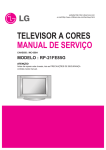 TELEVISOR A CORES MANUAL DE SERVIÇO