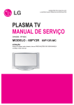 PLASMA TV MANUAL DE SERVIÇO