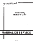 Fritadeira MOD OFE 290 – Manual de serviço