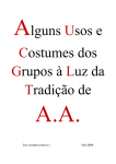 Alguns Usos e Costumes dos Grupos