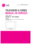 TELEVISOR A CORES MANUAL DE SERVIÇO