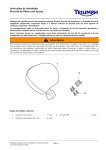 Instruções de Instalação: Encosto do Piloto com Ajuste Advertência