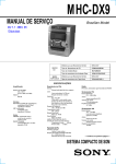 mhc-dx9 manual de serviço