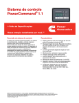 Sistema de controle PowerCommand 1.1