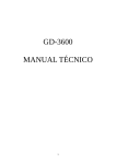 GD-3600 MANUAL TÉCNICO - GDS Equipamentos e Servicos