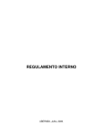 REGULAMENTO INTERNO