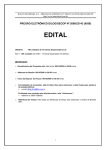 Edital Pregão TDS com API