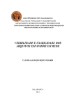 visibilidade e usabilidade dos arquivos espanhóis em rede