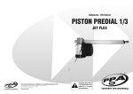 Piston Predial 1/3 Jet Flex - Manual Técnico