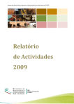 Relatório de Actividades 2009