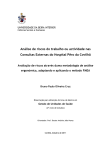 Análise de riscos do trabalho ou actividade nas