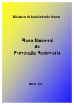 Plano Nacional de Prevenção Rodoviária