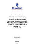 língua portuguesa, leitura, produção de textos e literatura
