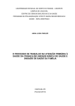 o processo de trabalho na atenção primária à saúde da