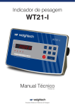 WT21-I - Weightech Equipamentos de Pesagem