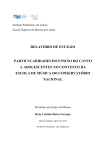 Relatório Estágio Rute Dutra - Repositório Científico do Instituto