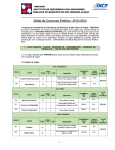 Edital de Concurso Público - Nº 01/2014