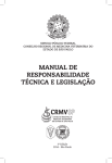 MANUAL DE RESPONSABILIDADE TÉCNICA E - CRMV-SP