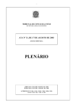 PLENÁRIO - Portal TCU - Tribunal de Contas da União