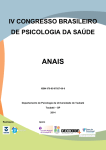 Anais do IV Congresso Brasileiro de Psicologia da Saúde