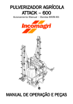PULVERIZADOR AGRÍCOLA ATTACK – 600