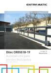 Ditec CROSS18-19 Automatismo para portões deslizantes