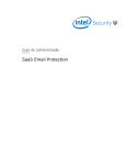 SaaS Email Protection Guia de administração