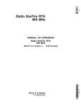 Rádio StarFire RTK 900 MHz - stellarsupport global