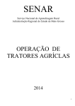 OPERAÇÃO DE TRATORES AGRÍCLAS