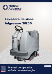 Lavadora de pisos Adgressor 3820D