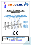 MANUAL DO OPERADOR E MANUTENÇÃO