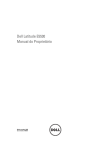 Dell Latitude E5530 Manual do Proprietário
