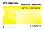 Shadow 750 Manual 2006
