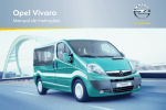 Manual Opel Vivaro 2012