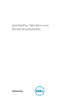 Dell OptiPlex 7020 Mini-torre Manual do proprietário