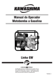 Manual Motobomba Gasolina Linha GW_V3