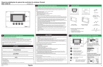Guia de instalação do painel de controle do