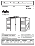 Modelo N° ED106 GD106-B GDF106-A Manual do Proprietário e