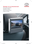 Modular In-Car Entertainment - Toyota